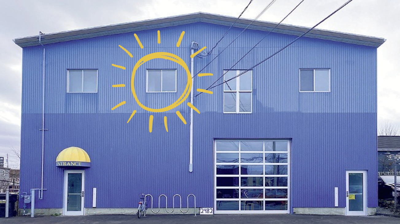 Circled window showing where the Eyelevel office is.